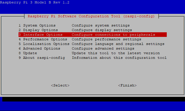 Raspi Config Interface Options